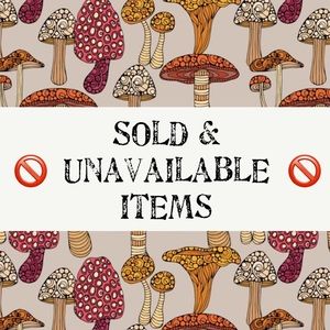 Sold & Unavailable Items Beyond This Point